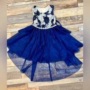 Rare Editions navy dress size 4T/4